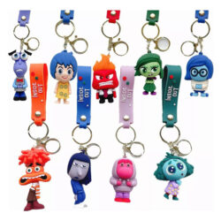 Chaveiro De Pulso De Silicone De 9 Peças 3d Inside Out