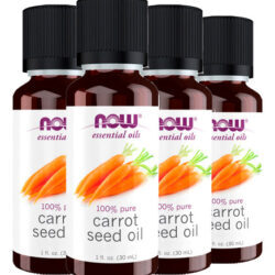 Óleo Semente De Cenoura Now Foods 30ml Puro Importado 4un