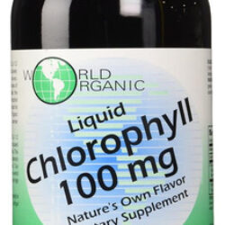 Líquidos De Suplemento De Clorofila Da World Organics, 100 M