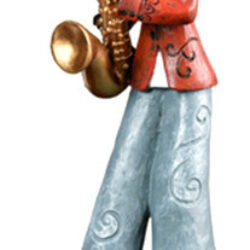 Estatuetas De Tocador De Banda De Jazz Q6queenly-jazz Figura