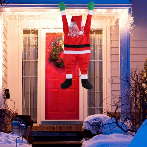 Adorno Navideño Colgante Escalada Papai Noel - Imagem 4