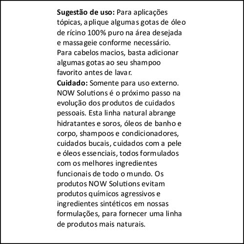 Óleo De Castor 118ml Now Foods Óleo De Rícino Importado 5un - Imagem 6