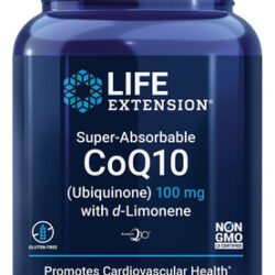 Life Extension Coq10 Superabsorvível (ubiquinona) Com D-lim