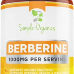 Berberina Orgânica Simples 500 Mg (1000 Mg Por Porção) - 12