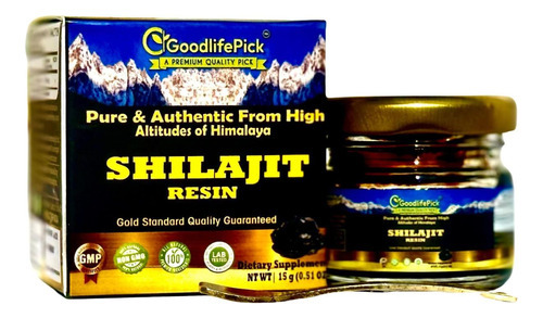 Shilajit Puro Himalaia Orgânico. 77% De Ácido Fúlvico Natura