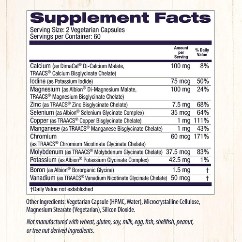 Healthy Origins Multimineral Quelatado - Suplemento De Miner - Imagem 3