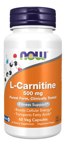 Agora Suplementos De Alimentos, L-carnitina 500mg, Forma Mai