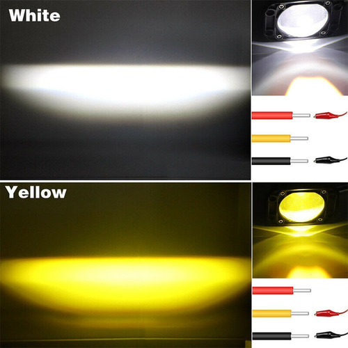 Farol De Milha Led Embutir Redondo Alta E Baixa 3 Polegada - Imagem 3