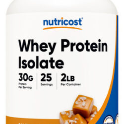 Proteína De Soro De Leite Isolada Nutricost Sabor Caramelo S