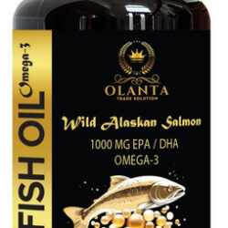 Óleo De Salmão Selvagem Do Alasca - Óleo De Peixe Destilado