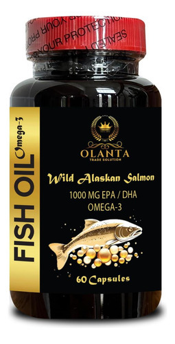Óleo De Salmão Selvagem Do Alasca - Óleo De Peixe Destilado