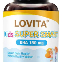 Lovita Kids Super Smart, Ômega-3 Para Crianças, 180 Mg Tot