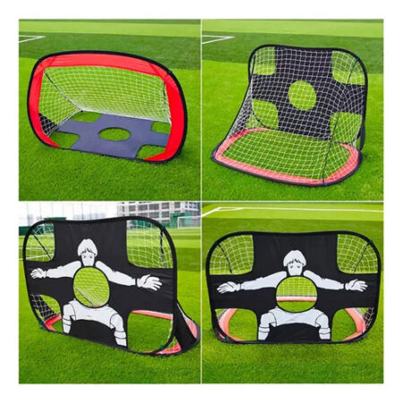 Kids Soccer Goal Post Net Trave De Futebol Gol Desmontável - Imagem 5