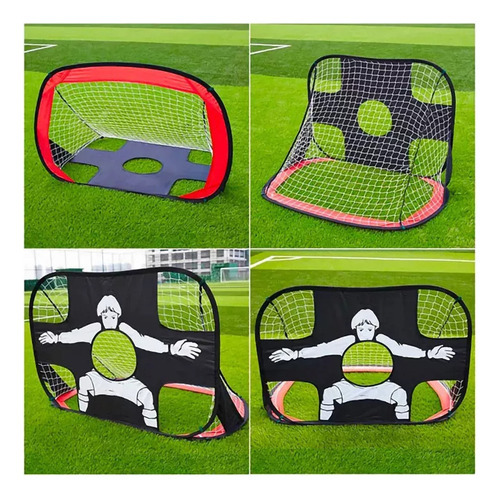 Kids Soccer Goal Post Net Trave De Futebol Gol Desmontável - Imagem 5