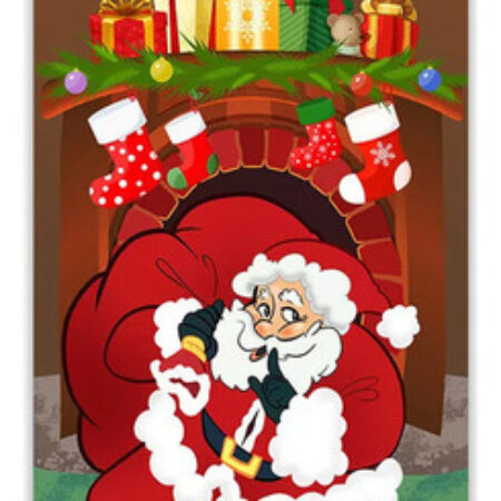 Forros De Puertas Navideños, Envoltório De Porta De Natal - Imagem 7