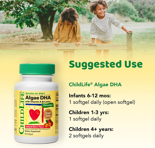 Childlife Essentials Algae Dha Para Crianças - Suplemento De - Imagem 2