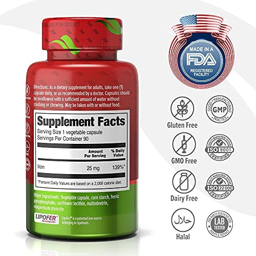 Suplemento De Ferro Orzax 25 Mg -tecnologia Lipossomal- Bio - Imagem 2