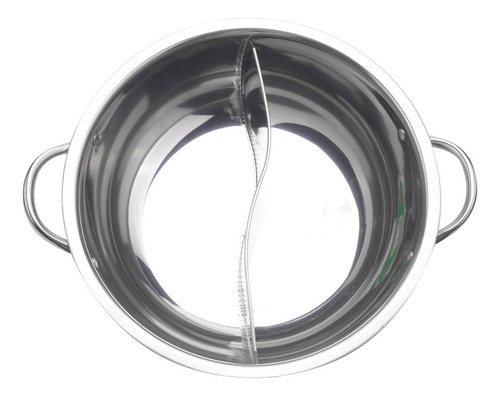 Panelas De 2 Unidades De 28 Cm Hot Pot Twin Divided De Aço I - Imagem 4