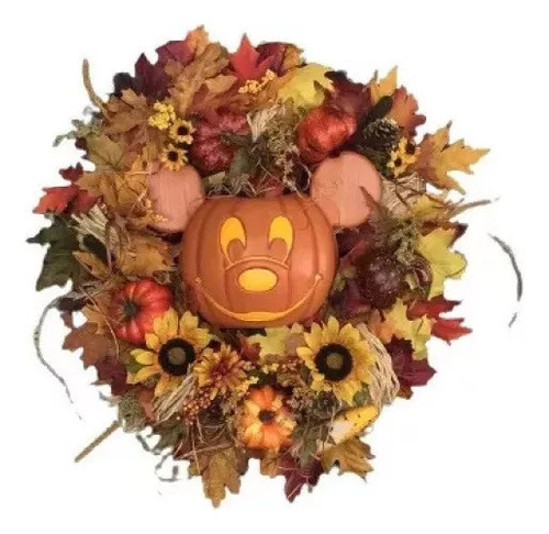 Decoração De Guirlanda De Abóbora Para O Halloween No Outono