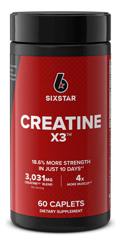 Six Star Comprimidos De Creatina Pós-treino X3 Cápsulas De