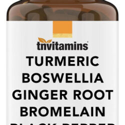 Tnvitamins Complexo De Cúrcuma E Boswellia (180 Cápsulas) Co