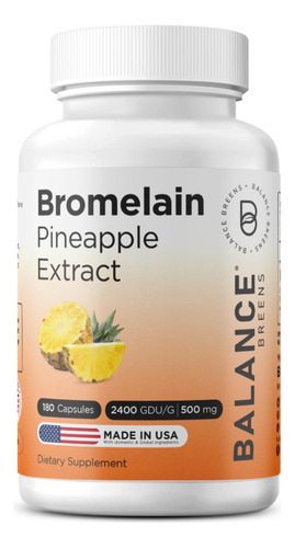 Suplemento Balance Breens Bromelaína E Extrato De Abacaxi 50