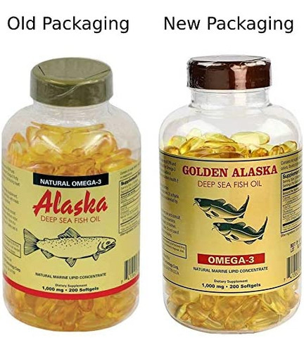 Ómega 3 Óleo De Peixe Do Mar Profundo Do Alasca 1000mg 200 C - Imagem 5