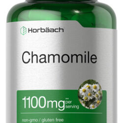 Suplemento Horbaach Flor De Camomila 1100mg 200 Cápsulas