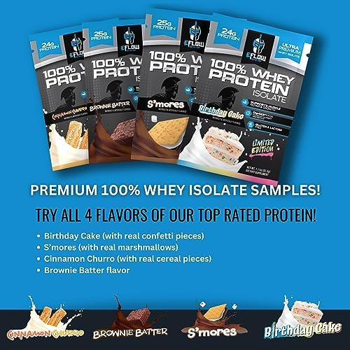 Variedade De Amostra De Proteína De Soro De Leite Eflow Nutr - Imagem 7