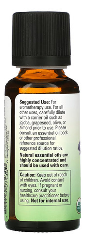 Óleo De Lavanda Now Foods 30 Ml Orgânico Importado 4un - Imagem 4