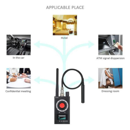 Detector Gps Signal Camera Spy Finder Jammer Com Plugue - Imagem 4