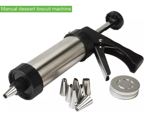 Kit Pistola De Galletas Churrera Dispensador Moldes Pasteles - Imagem 2