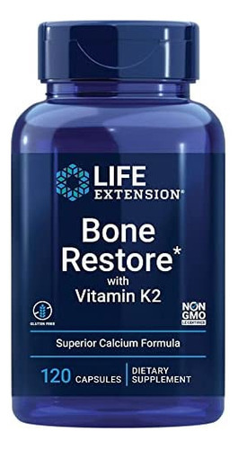 Restauração Óssea Life Extension Com Vitamina K2 - Para Saú