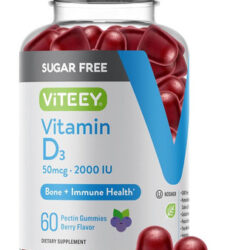 Gomas De Vitamina D3 Para Adultos E Adolescentes - 2.000 Ui,