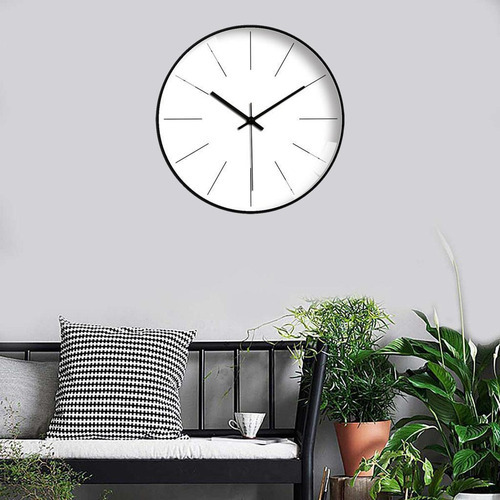 Relógios De Quarto Ouro Decoração Banheiro Branco Preto - Imagem 7