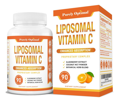 Suplemento Lipossomal Premium De Vitamina C - Absorção, Vit