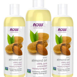 Óleo De Amendoa 473ml Now Foods Almond Oil Puro 3un