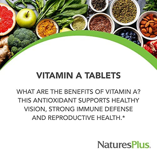 Naturesplus Vitamina A (palmitato) - 10.000 Iu - Pele, Olhos - Imagem 3