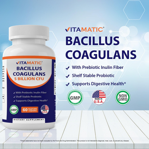 Suplemento Probiótico Estável A Vitamático Bacillus Coagulan - Imagem 3