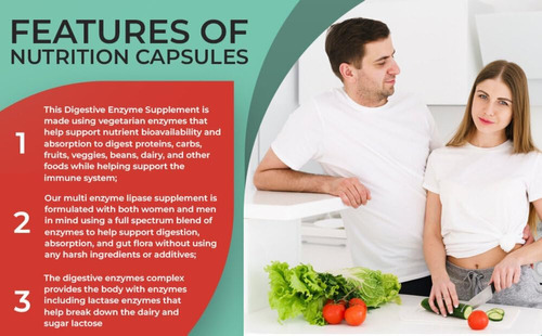 Dr. Cápsulas De Enzimas Digestivas Macrire Nutrition, Multie - Imagem 4