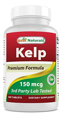 Melhor Suplemento Natural De Algas, Comprimido De 150 Mcg,
