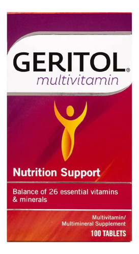 Geritol Comprimidos Completos 100 Comprimidos