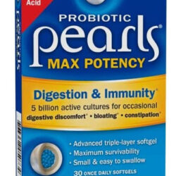 Natures Way Probiotic Pearls Potência Máxima, 5 Bilhões De