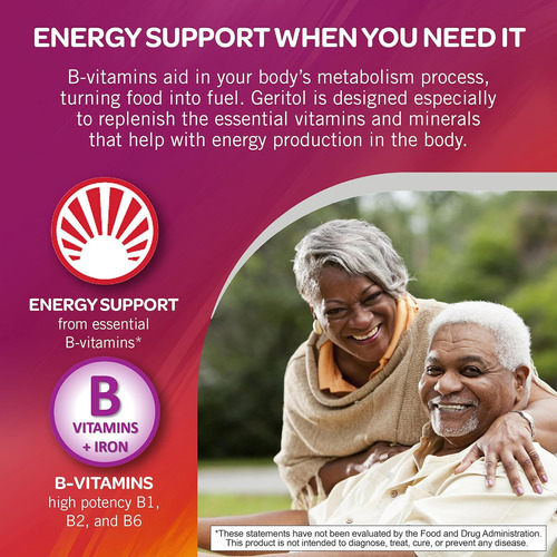 Geritol, Suplemento Líquido De Vitaminas E Ferro, Suporte En - Imagem 2