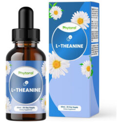 Potente Potente L -theanine Liquid Gotas - Alta Absorção L -
