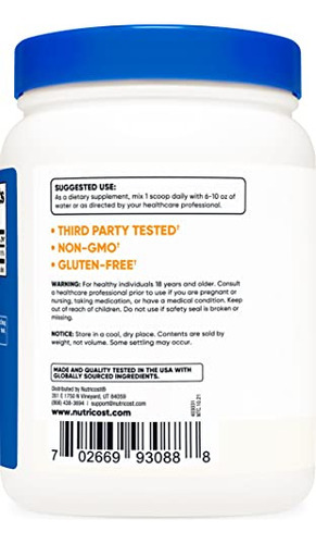 Suplemento Nutricost Ácido Ascórbico Em Pó (vitamina C) 907g - Imagem 3