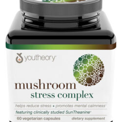 Complexo De Estresse De Cogumelo Youtheory, Cogumelo Orgânic