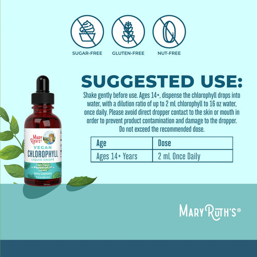 Gotas Líquidas De Clorofila Maryruth Organics, Clean Label P - Imagem 6