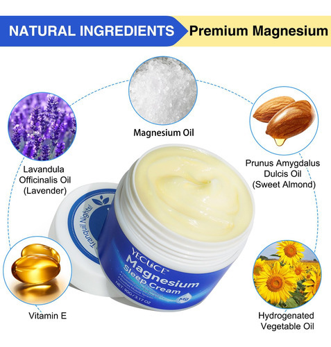 Creme Genérico De Magnésio, Creme Tópico De Óleo De Magnésio - Imagem 3