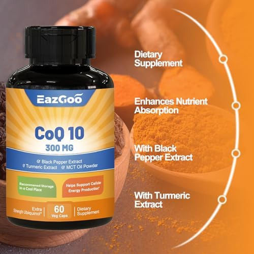 Eazgoo Coqmg Capsules, Suplemento Vegano Para Produção De En - Imagem 5